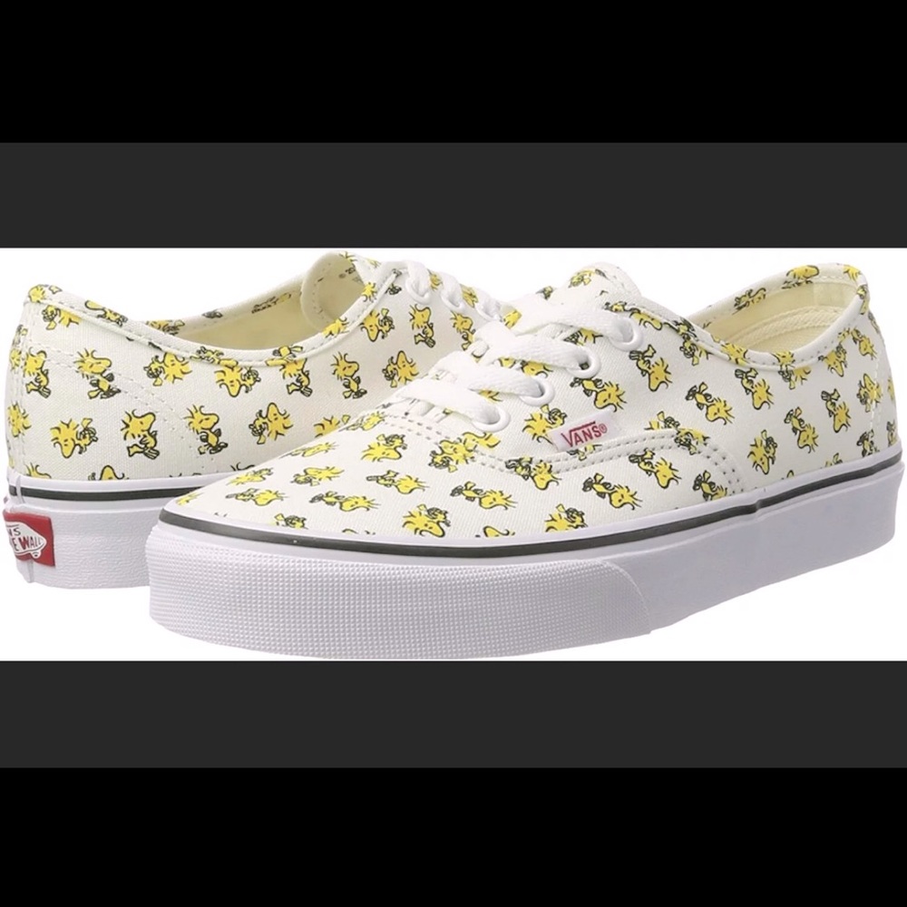 Vans Off The Wall Unisex X Peanuts Snoopy Woodstock Bone Authentic Shoes